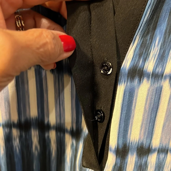 Vince Silk geometric print sheath dress size Small - Picture 8 of 9